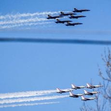 Blue Angels and Thunderbirds Sent Out Over NY/NJ to Raise Spirits During Pandemic